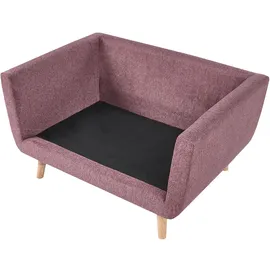 Beliani Sessel Bolga Stoff 78 x 71 x 70 cm Rosa