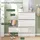 SoBuy FSR134-W Schuhkipper 124 x 115 x 24 cm mit Sitzbank und Schubladen / weiß