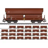 Märklin 000730 H0 24er-Set Schwenkdachwagen Tals 968 der DB