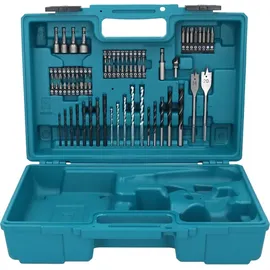 Makita DHP 490 RF1X3 inkl. 1 x 3,0 Ah + Ladegerät + 74 tlg. Zubehör Set + Koffer