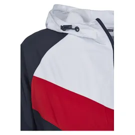 URBAN CLASSICS 3-tone Parka Navy / White / Red S