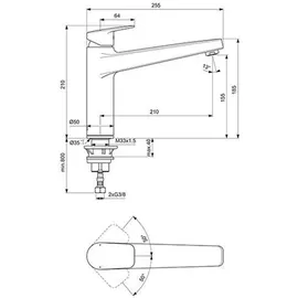 Ideal Standard Ceraplan Küchenarmatur Chrom