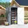 Outsunny Gerätehaus 1,1 m2 1,02 x 1,33 m Dunkelgrau
