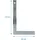 Dönges Anschlagwinkel 250 x 160 mm