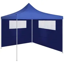 vidaXL Seitenwand für Pavillon 6x2 m Blau