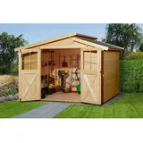 Weka Gartenhaus 323 2,99 x 1,94 m lasiert