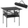 Outsunny Campingtisch Aluminium Stahl Grau