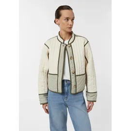 Comma, Comma Outdoor Jacke im Loose Fit Stehkragen - creme|olive - L
