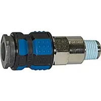 Riegler Schnellverschlusskupplung NW 7,8, hoher Durchfluss, R 1/2 AG