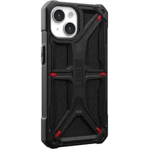 Urban Armor Gear iPhone 15 Monarch Case rot, schwarz