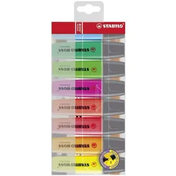 Textmarker - STABILO BOSS ORIGINAL - 8er Pack - mit 8 verschiedenen Farben