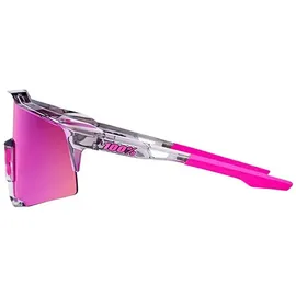 100% Speedcraft Polished Translucent Grey 60007 17 Purple Multilayer Mirror Lens