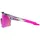100% Speedcraft Polished Translucent Grey 60007 17 Purple Multilayer Mirror Lens