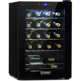 Klarstein Shiraz 20 Uno Weinkühlschrank 53l 20Fl Touch-Bedienfeld 5-18°C Schwarz