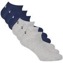 Fila Sneakersocken 6er Pack Blau/Grau 39-42