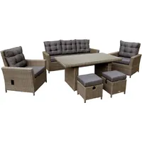 BellaVista Asti Dining-Loungeset braun