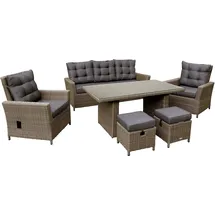 BellaVista Asti Dining-Loungeset braun