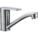 BADLAND Waschtischarmatur Wasserhahn Kleine PANAZ Mischbatterie für Badezimmer in Chrom
