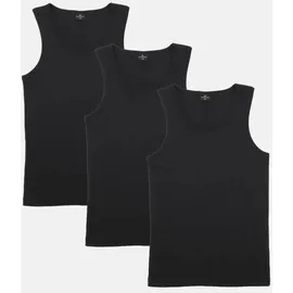 Danish Endurance Ärmelloses Shirt Classic Organic Tank Top, - 3-Pack - schwarz - 2XL