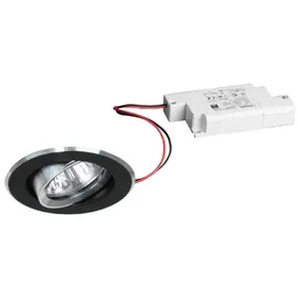 Brumberg Einbauleuchte 1er Pack rund schwarz 39187253