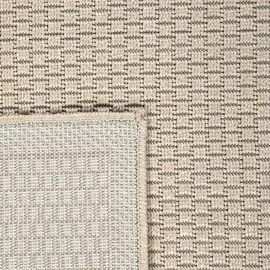 Paco Home - Outdoor Teppich wetterfest Garten, & Terrasse flachgewebt Uni Sisaloptik Robust 60x100 cm