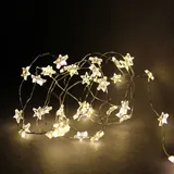 INDA-EXCLUSIV 3 Stück LED Lichterkette Stern je 40 Led-dlk111w-s-3stück