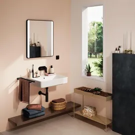 Hansgrohe Xanuia Q Waschtisch ohne Hahnloch, mit Überlauf, SmartClean, weiß,