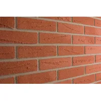 Elabrick Sahara, Flexibler Verblend ziegel, aussen, ziegelsteine, Roter-Ziegel, 50x210mm, fassadenverkleidung / wandverkleidung . einfache Installation.
