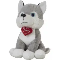 CREACIONES LLOPIS Plüschtier Husky Herz 48 cm