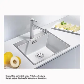 Blanco Subline 500-IF/A SteelFrame weiß + Excenterbetätigung + InFino