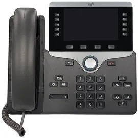 Cisco IP Phone 8841 Telefon, Schwarz, Silber