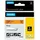 Dymo Original Farbband Vinyl schwarz auf orange 18435