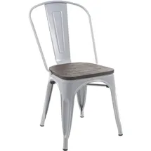 MCW Stuhl Holz grau