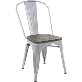MCW Stuhl Holz grau