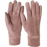 Stylebreaker Einfarbige Touchscreen Fleecehandschuhe Braun 10