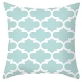EHOMERY Kissenbezüge Kinder Kissenbezug Sofa Polyester Kissenbezüge Kuschelig Kissenbezug Yogakissen Geometrische Kunst Zierkissenbezüge Sofadekoration 45x45cm