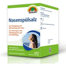 Sunlife Nasendusche Nasenspülsalz 60 St.