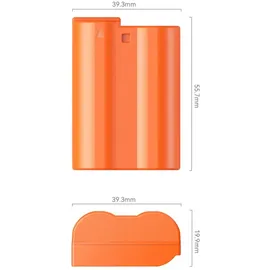 SmallRig 4966 EN-EL15c USB-C Rechargeable Camera Battery (Orange)