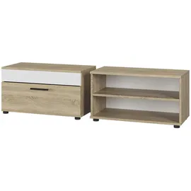 Vicco Berno 70,8 x 38,9 x 35,3 cm Sonoma Eiche / Weiß