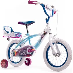 Kinderfahrrad HUFFY Gr. 24, blau, Fahrräder, Kinder, 24cm, 14 Zoll (35,56cm) hinten: 14 Zoll (35,56cm)
