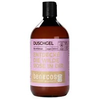 Benecos Duschgel Wildrose 500ml