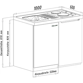 Respekta MK100ES GC grau