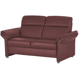 meinSofa Einzelcouch Leder 2-Sitzer Beige