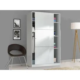 Dmora Schiebetürenschrank 120 x 200 x 50 cm Weiß
