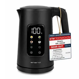 EMERIO Wasserkocher 1,7 l Schwarz