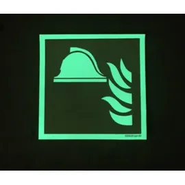 MBS FIRE Fahnenschild Erste Hilfe Kreuz 15 x 15 cm nachleuchtend