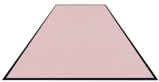 Schmutzfangmatte Colorstar, Pfirsich, waschbar, glatter Rücken 7460150250150-C49 , Maße (B x T): 150 x 250 cm