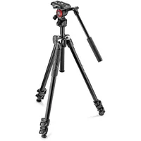Manfrotto MK290LTA3-V Light Kit + Fluid-Videokopf + PIXI Mini-Stativ