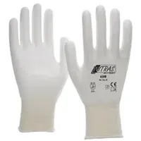 AS Arbeitsschutz NITRAS Schnittschutzhandschuhe, weiß 9