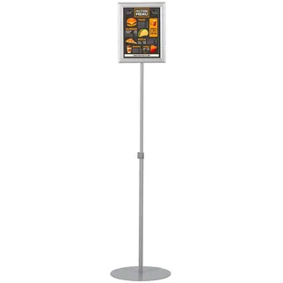 update displays Infoständer Economy silber DIN A4